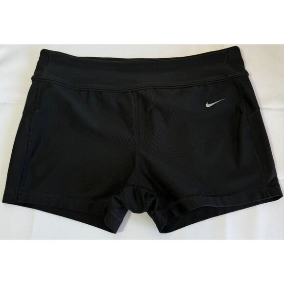 Nike Dri-fit Performance Game Short Medium Black 3" Inseam Activewear Yoga Run - Picture 1 of 6